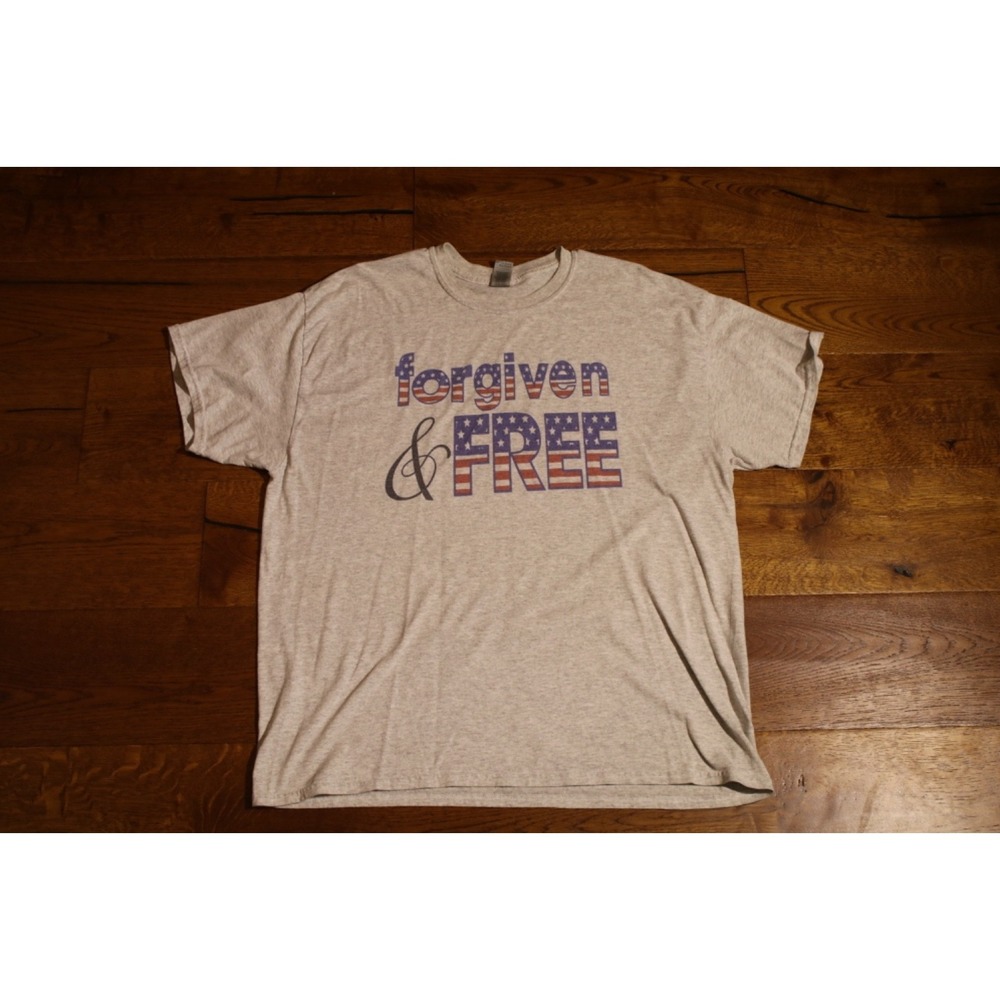 Forgiven & Free Men or Womens Tshirt Size XL